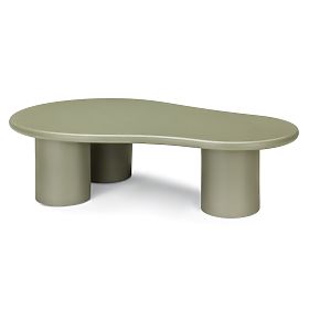 Sucre Coffee Table Olive, Matte, Rounded Shapes