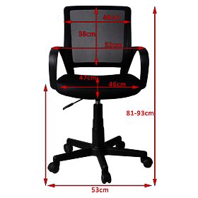 SWIVEL CHAIR FD-6 WHITE / BLUE