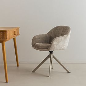 Swivel Chair Kairo, Beige