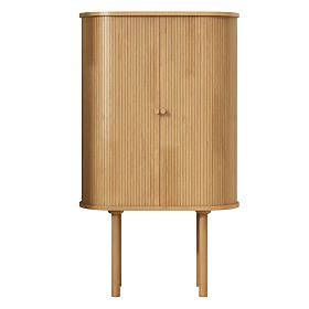 Tall Clemente Dresser with Slats, Natural