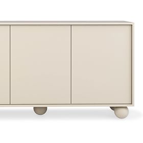 Three-Door Sideboard Aldo Cashmere, Ball Legs