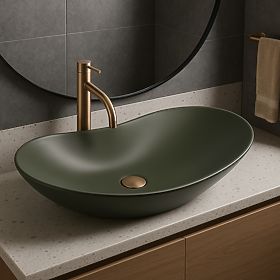 Timeless Rea Royal Olive Matt Sink, Rea