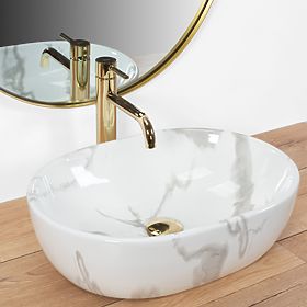 Timeless Washbasin REA Amelia Marmo Shiny
