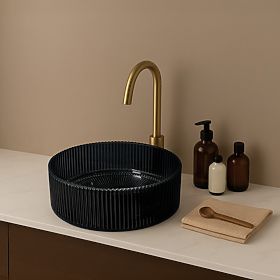 Timeless Washbasin Rea Ingrid 36 Black, Rea