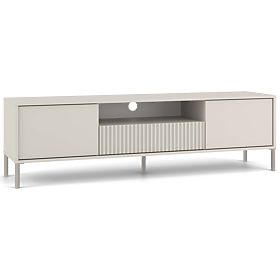TV Cabinet KAMARO 160 Cashmere Grooved Front + Classic