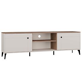 TV Cabinet POINT 2D Cashmere Beige Oak Castello TV Cabinet 2 Doors