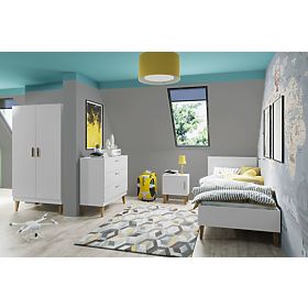 Wardrobe KUBI - White