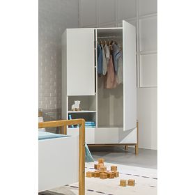 Two-Door Wardrobe Viktor - White