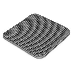 Two-layer Mat for Cat Litter Box Grey