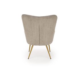 Upholstered armchair AMARO - gray