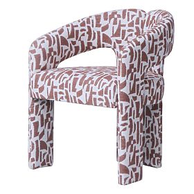 Upholstered Chair Castelo, Marsala