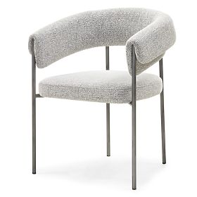 Upholstered Chair Portia Gray