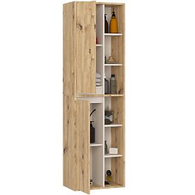VAMI W50 2D 6P Hanging Bathroom Cabinet Artisan Oak / Cashmere