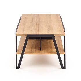 VOLTA Coffee Table Black / Golden Oak (1p=1pc)