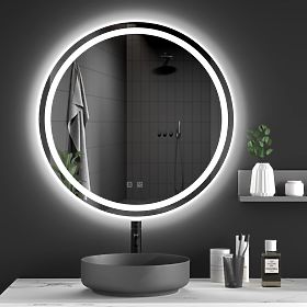 WALL LED MIRROR 60cm BAS, Rea