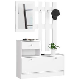 WHITE HALLWAY FURNITURE SET