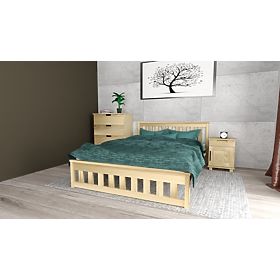 Wooden bed Ada 200 x 120 cm - pine, Ourfamily