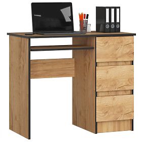 WRITING DESK A-6 CLP CRAFT OAK RIGHT-SIDED
