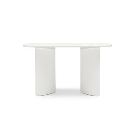 Writing Desk/Console Pauline 140 cm, White, Slats